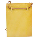 LOUIS VUITTON Monogram Vernis Walker Wallet Lime Yellow M91074 LV Auth ep15446-2