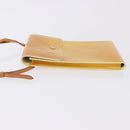 LOUIS VUITTON Monogram Vernis Walker Wallet Lime Yellow M91074 LV Auth ep15446-4