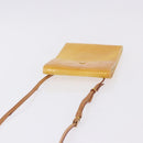 LOUIS VUITTON Monogram Vernis Walker Wallet Lime Yellow M91074 LV Auth ep15446-6