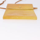 LOUIS VUITTON Monogram Vernis Walker Wallet Lime Yellow M91074 LV Auth ep15446-5