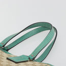 GUCCI GG Canvas Hand Bag Beige Green 113019 Auth ep15447A-8