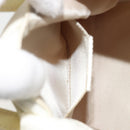 Christian Dior Hand Bag Nylon White Silver Auth ep15448-23
