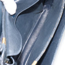CELINE C Sulky Shoulder Bag Canvas Navy Gold Tone Auth ep15449-17