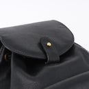 GUCCI Bamboo Backpack Leather Black Gold Tone 003 2034 0030 Auth ep15450-21