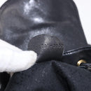 GUCCI Bamboo Backpack Leather Black Gold Tone 003 2034 0030 Auth ep15450-12