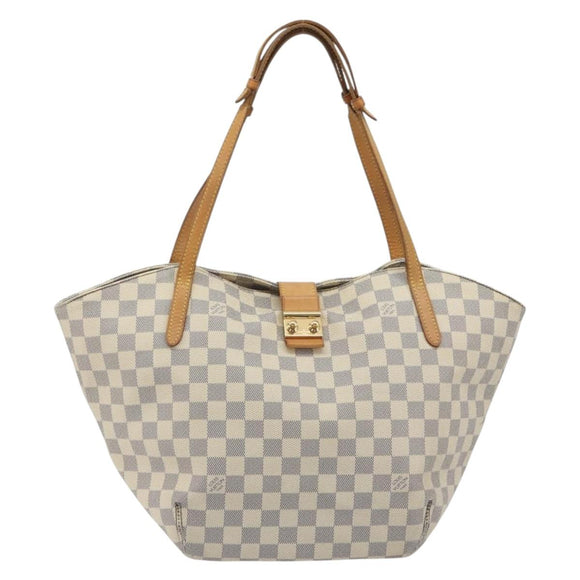 LOUIS VUITTON Damier Azur Salina PM Shoulder Bag N41208 LV Auth ep15451A