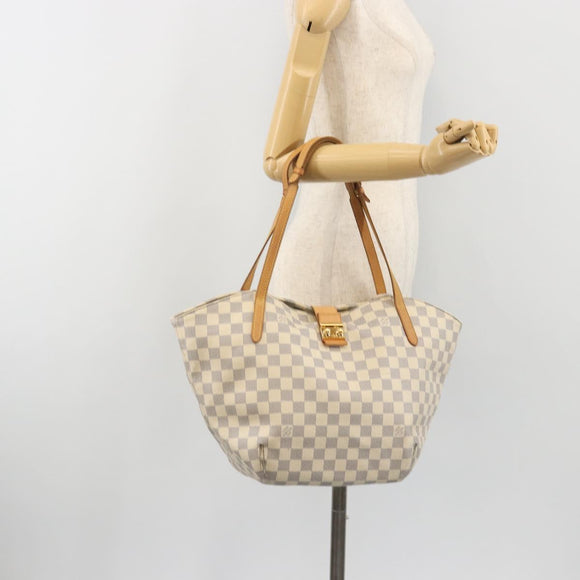 LOUIS VUITTON Damier Azur Salina PM Shoulder Bag N41208 LV Auth ep15451A