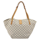 LOUIS VUITTON Damier Azur Salina PM Shoulder Bag N41208 LV Auth ep15451A-2