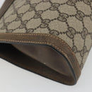 GUCCI GG Supreme Clutch Bag PVC Leather Beige 67 014 2125 Auth ep15454-16