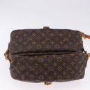 LOUIS VUITTON Monogram Saumur 35 Shoulder Bag M42254 LV Auth ep15455-6