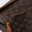 LOUIS VUITTON Monogram Saumur 35 Shoulder Bag M42254 LV Auth ep15455-16