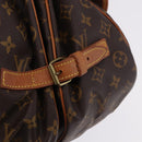 LOUIS VUITTON Monogram Saumur 35 Shoulder Bag M42254 LV Auth ep15455-18