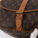 LOUIS VUITTON Monogram Saumur 35 Shoulder Bag M42254 LV Auth ep15455-19