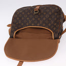 LOUIS VUITTON Monogram Saumur 35 Shoulder Bag M42254 LV Auth ep15455-24