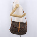 LOUIS VUITTON Monogram Saumur 35 Shoulder Bag M42254 LV Auth ep15455-29