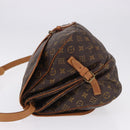 LOUIS VUITTON Monogram Saumur 35 Shoulder Bag M42254 LV Auth ep15455-5