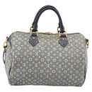 LOUIS VUITTON Monogram Idylle Speedy Bandouliere 30 Bag Navy M56703 Auth ep15457-2