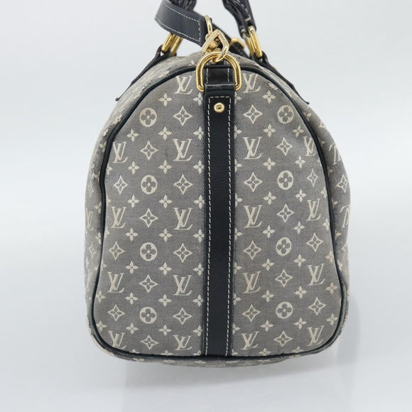 LOUIS VUITTON Monogram Idylle Speedy Bandouliere 30 Bag Navy M56703 Auth ep15457