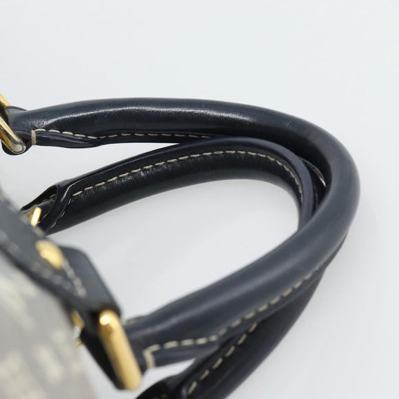 LOUIS VUITTON Monogram Idylle Speedy Bandouliere 30 Bag Navy M56703 Auth ep15457
