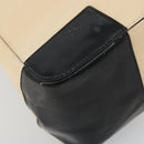 GUCCI Hand Bag Patent Beige Black 002 1103 Auth ep15459-15