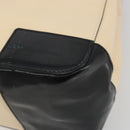 GUCCI Hand Bag Patent Beige Black 002 1103 Auth ep15459-16