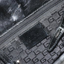 GUCCI Hand Bag Patent Beige Black 002 1103 Auth ep15459-19