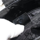 GUCCI Hand Bag Patent Beige Black 002 1103 Auth ep15459-12