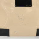 GUCCI Hand Bag Patent Beige Black 002 1103 Auth ep15459-3