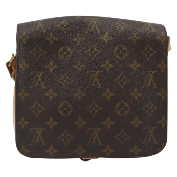 LOUIS VUITTON Monogram Cartouchiere MM Shoulder Bag M51253 LV Auth ep15462