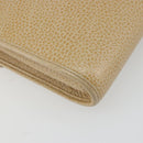 Christian Dior Shoulder Bag Leather Beige Gold Tone Auth ep15464-16