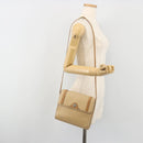 Christian Dior Shoulder Bag Leather Beige Gold Tone Auth ep15464-23