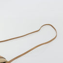 Christian Dior Shoulder Bag Leather Beige Gold Tone Auth ep15464-8