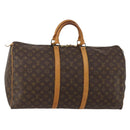 LOUIS VUITTON Monogram Keepall 55 Boston Bag M41424 LV Auth ep15473-1