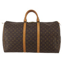 LOUIS VUITTON Monogram Keepall 55 Boston Bag M41424 LV Auth ep15473-13