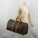 LOUIS VUITTON Monogram Keepall 55 Boston Bag M41424 LV Auth ep15473-21
