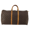 LOUIS VUITTON Monogram Keepall 55 Boston Bag M41424 LV Auth ep15473-2