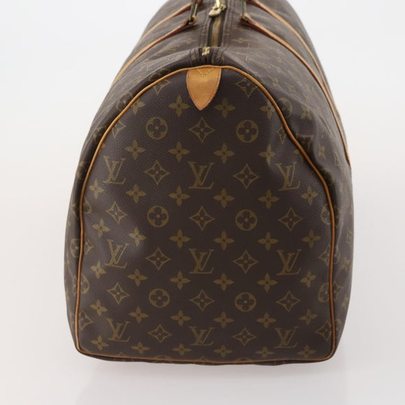 LOUIS VUITTON Monogram Keepall 55 Boston Bag M41424 LV Auth ep15473