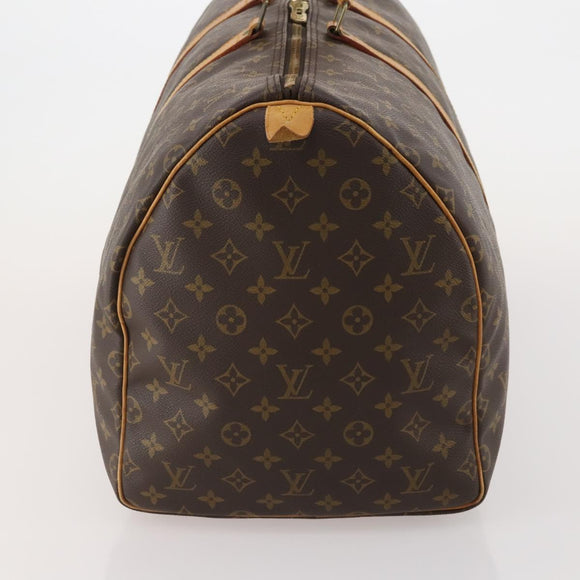 LOUIS VUITTON Monogram Keepall 55 Boston Bag M41424 LV Auth ep15473