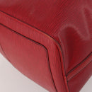 LOUIS VUITTON Epi Keepall 50 Boston Bag Red M42967 LV Auth ep15474-13