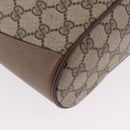 GUCCI GG Supreme Shoulder Bag PVC Leather Beige Gold Tone 41 02 034 Auth ep15475-10