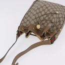 GUCCI GG Supreme Shoulder Bag PVC Leather Beige Gold Tone 41 02 034 Auth ep15475-6