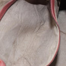 BOTTEGA VENETA INTRECCIATO Hobo Shoulder Bag Leather Pink Silver Auth ep15476A-23