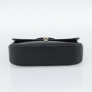 Burberrys Hand Bag Leather Black Gold Tone Auth ep15478-5