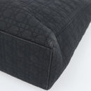 Christian Dior Canage Hand Bag Canvas Black Gold Tone Auth ep15480-15