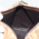 Christian Dior Trotter Canvas Hand Bag Beige Gold Tone Auth ep15481-17