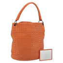 BOTTEGA VENETA INTRECCIATO Hand Bag Leather Orange Auth ep15482A-1