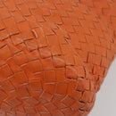 BOTTEGA VENETA INTRECCIATO Hand Bag Leather Orange Auth ep15482A-12
