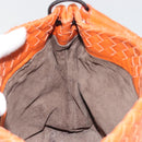 BOTTEGA VENETA INTRECCIATO Hand Bag Leather Orange Auth ep15482A-16