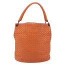 BOTTEGA VENETA INTRECCIATO Hand Bag Leather Orange Auth ep15482A-2