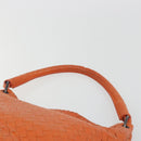 BOTTEGA VENETA INTRECCIATO Hand Bag Leather Orange Auth ep15482A-8
